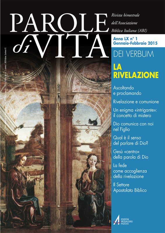 1 Dei Verbum - La rivelazione