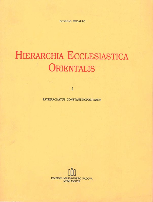 Hierarchia Ecclesiatica Orientalis