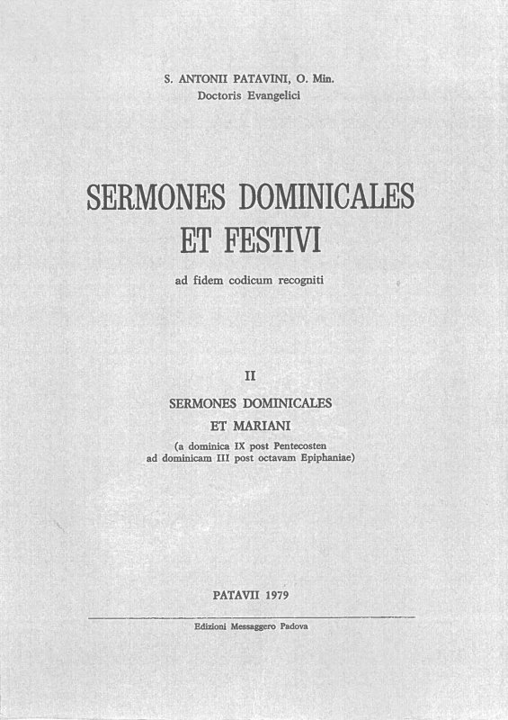 Sermones dominicales et festivi ad fidem codicum recogniti - II