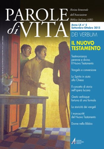 5 Dei Verbum - Il Nuovo Testamento - PdV anno LX - n. 5 / 2015