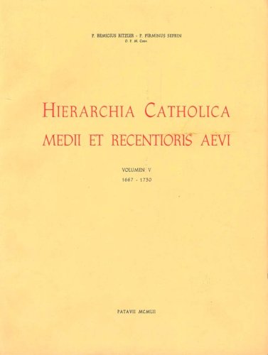 HIERARCHIA CATHOLICA - V: 1667-1730