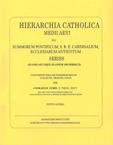 HIERARCHIA CATHOLICA - II - II: 1431-1503