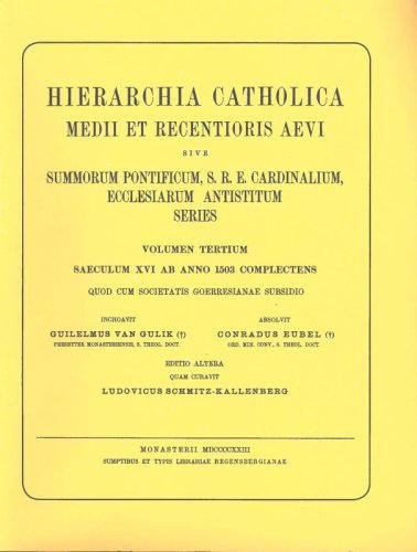 HIERARCHIA CATHOLICA - III - III: 1503-1592