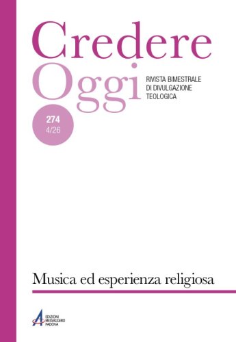 Musica ed esperienza religiosa - CredOg XLVI (4/2026) n. 274