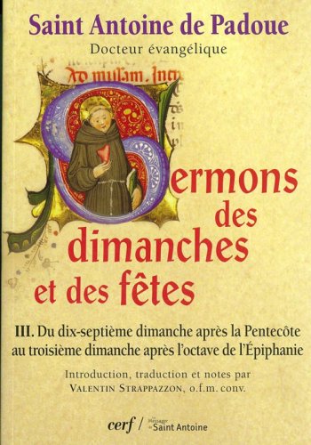 Sermons des dimanches et des fêtes - III. Du dix-septième dimanche après la Pentecôte au...
