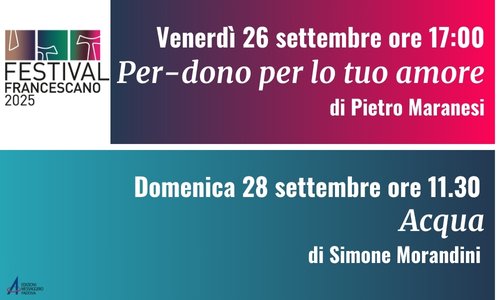 Festival Francescano 2025 | Maranesi e Morandini gli autori in programma