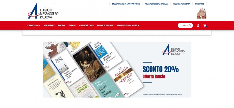 Vi presentiamo il nuovo sito di Edizioni Messaggero